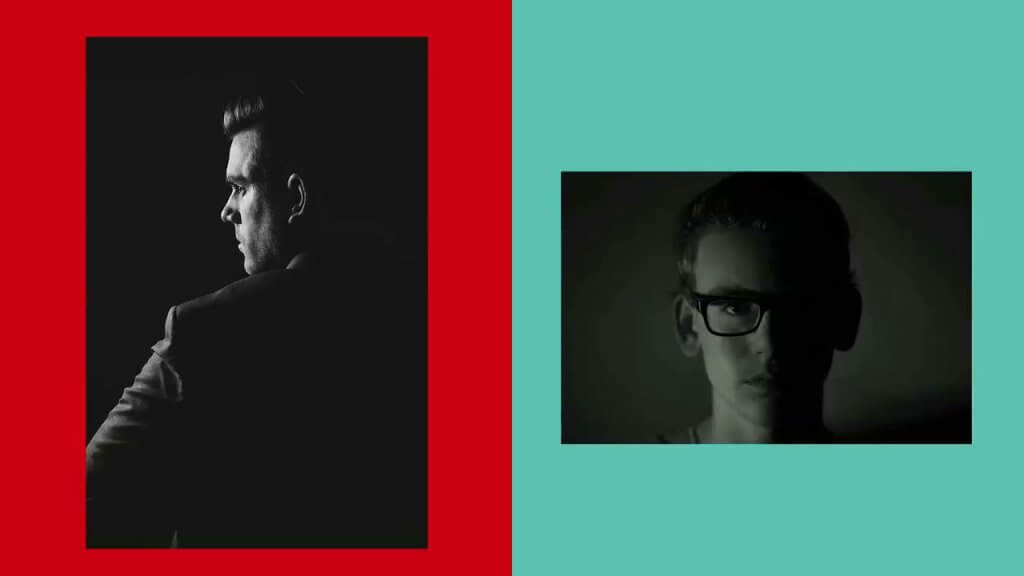 Combinaison de rouge et bleu pour le management