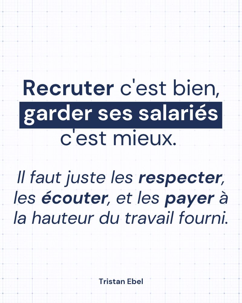 Image du post LinkedIn: Recruter, c’est bien