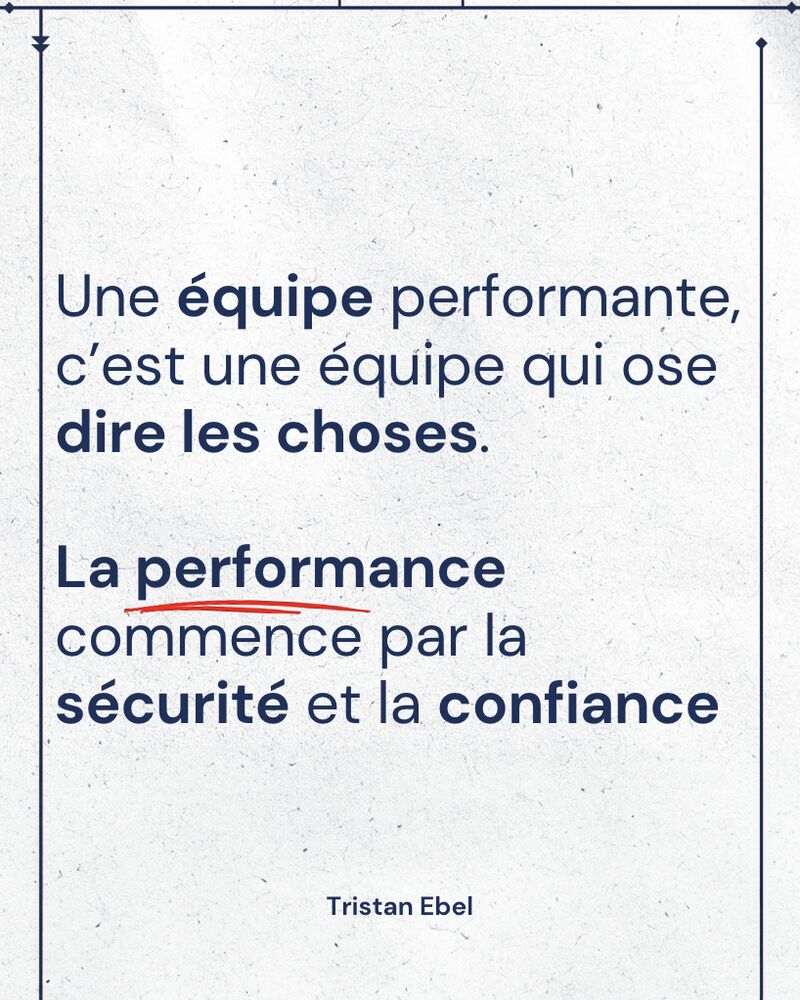 Image du post LinkedIn: Si ton équipe se tait… Ce n’est pas de l’harmonie