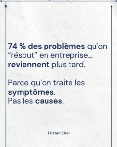 Image du post LinkedIn: Tu veux régler les vrais problèmes dans ton entreprise ?