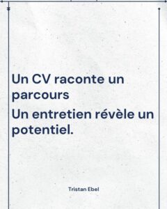 Image du post LinkedIn: Un CV raconte un parcours