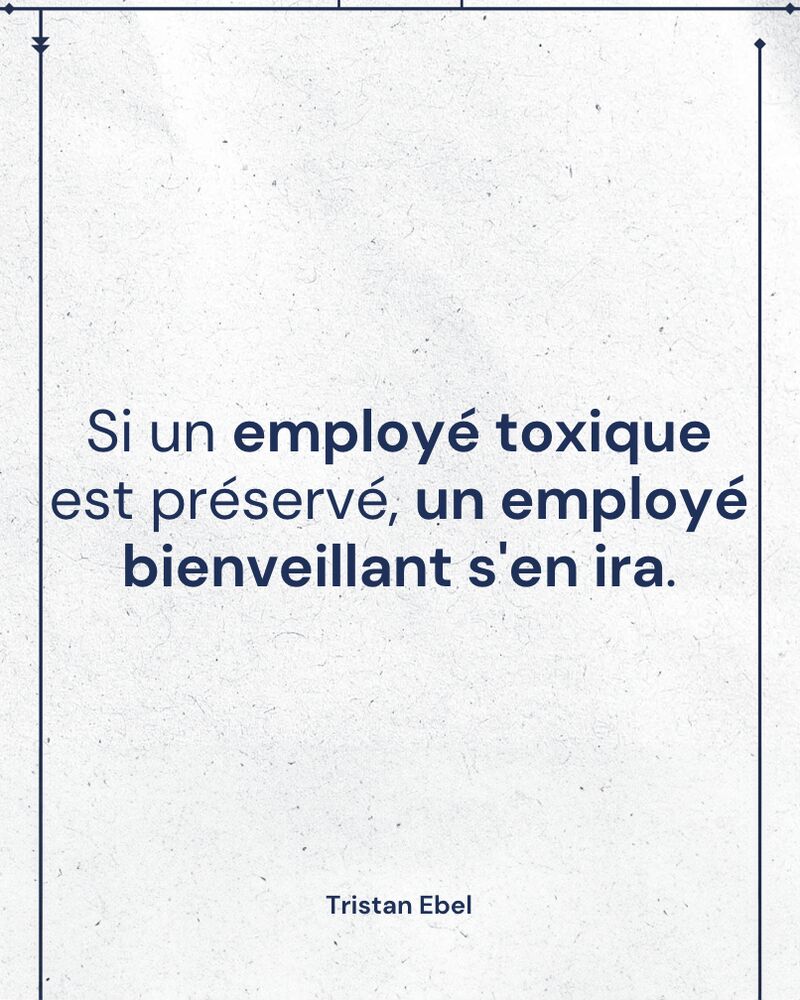 Image du post LinkedIn: Un seul profil toxique peut tout faire basculer