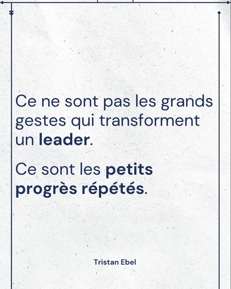 Image du post LinkedIn: Tu n’as pas besoin de tout révolutionner