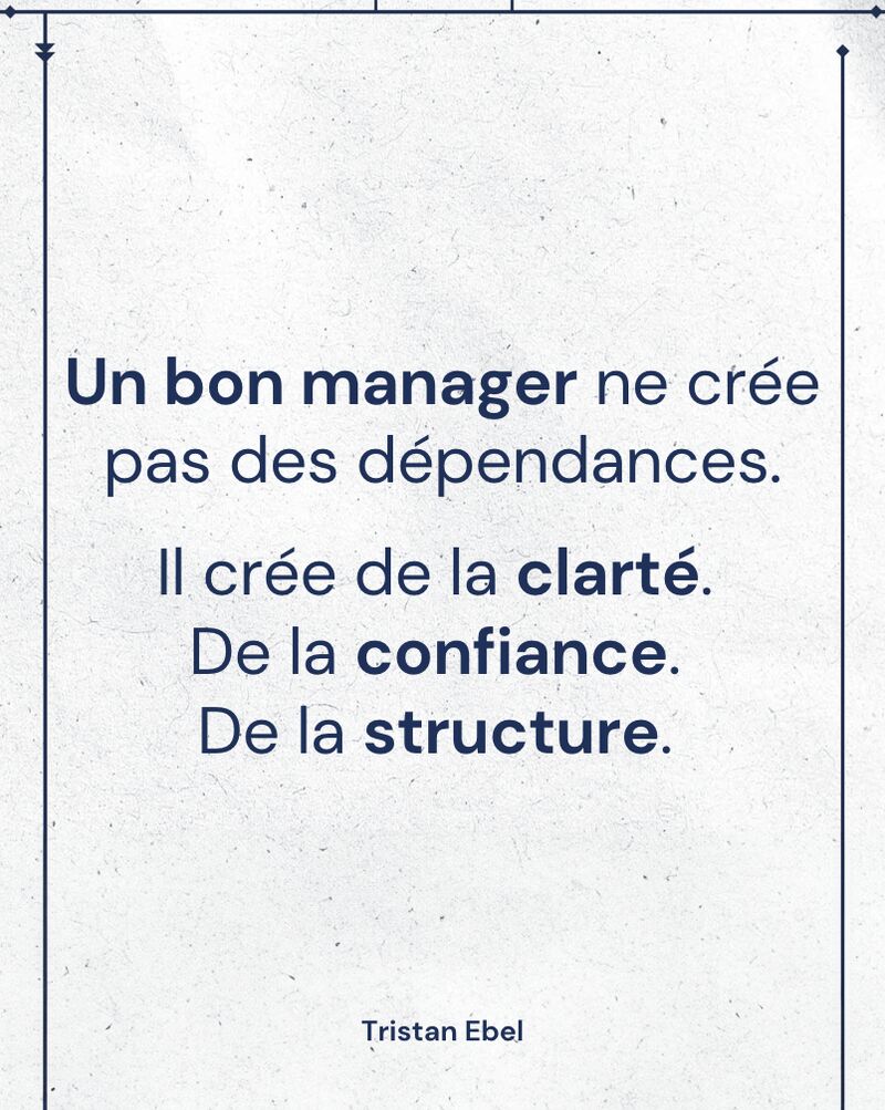 Image du post LinkedIn: Tu veux mesurer un bon manager ?