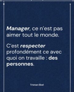 Image du post LinkedIn: On ne peut pas bien manager si on n’aime pas fondamentalement l’humain