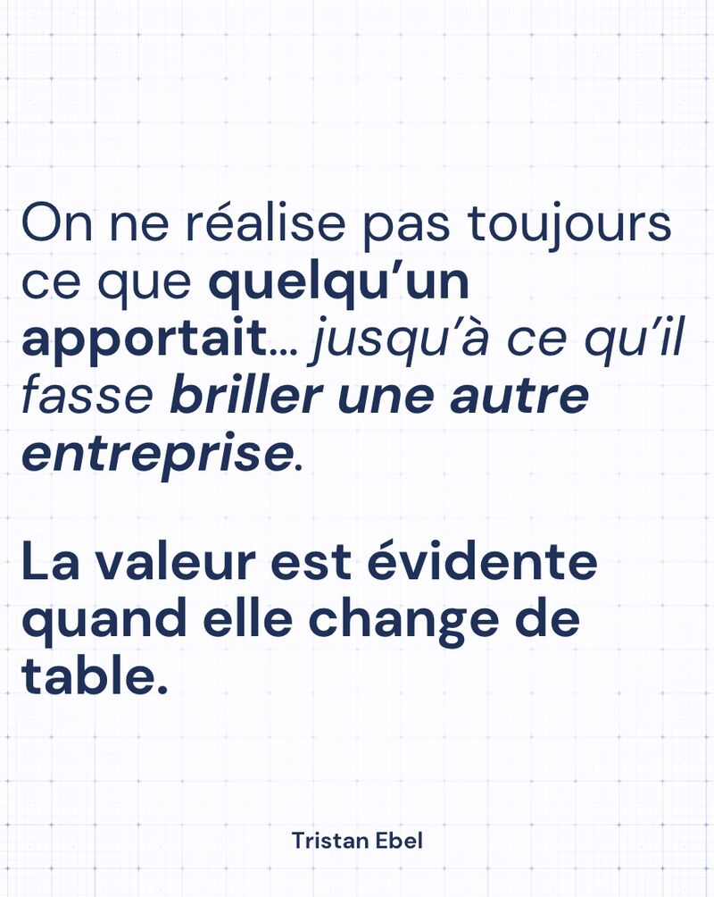 Image du post LinkedIn: On peut remplacer un poste