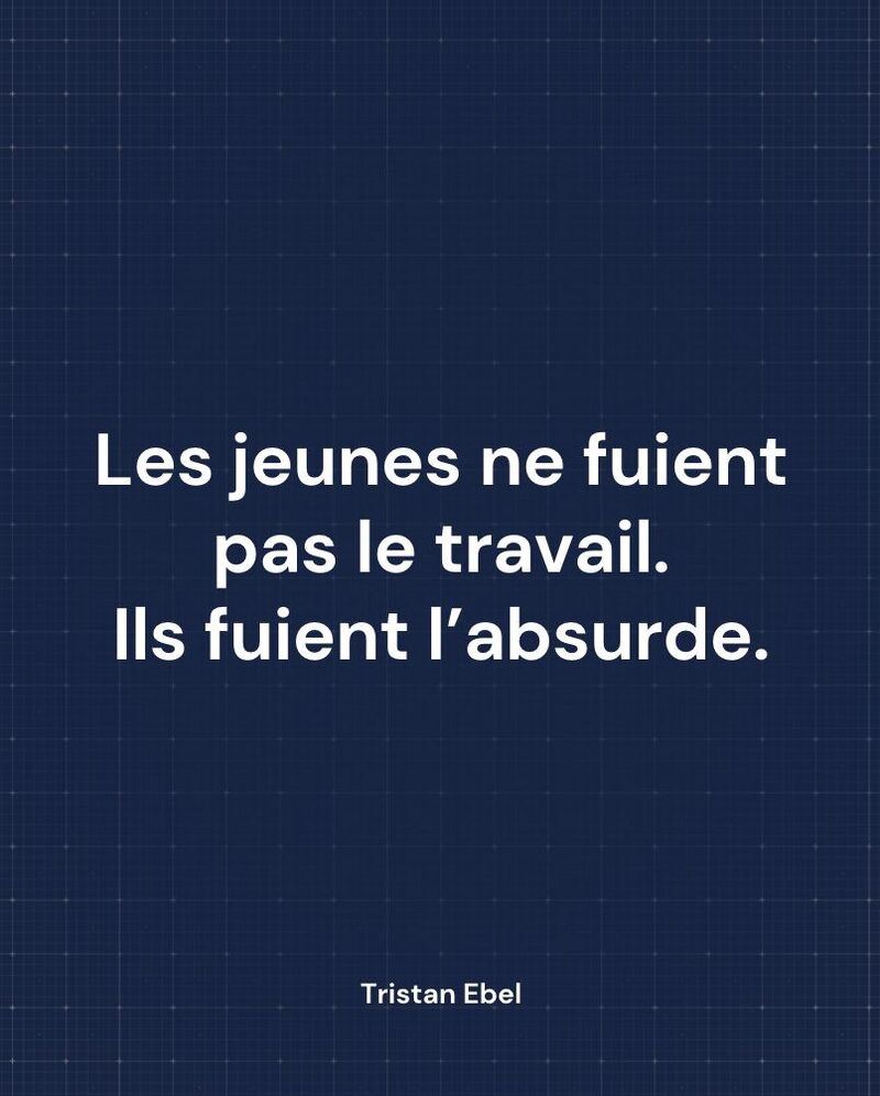 Image du post LinkedIn: On se trompe souvent de diagnostic sur les jeunes générations