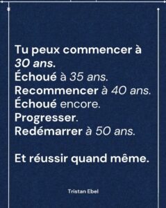 Image du post LinkedIn: Le succès n’est pas une question d’âge