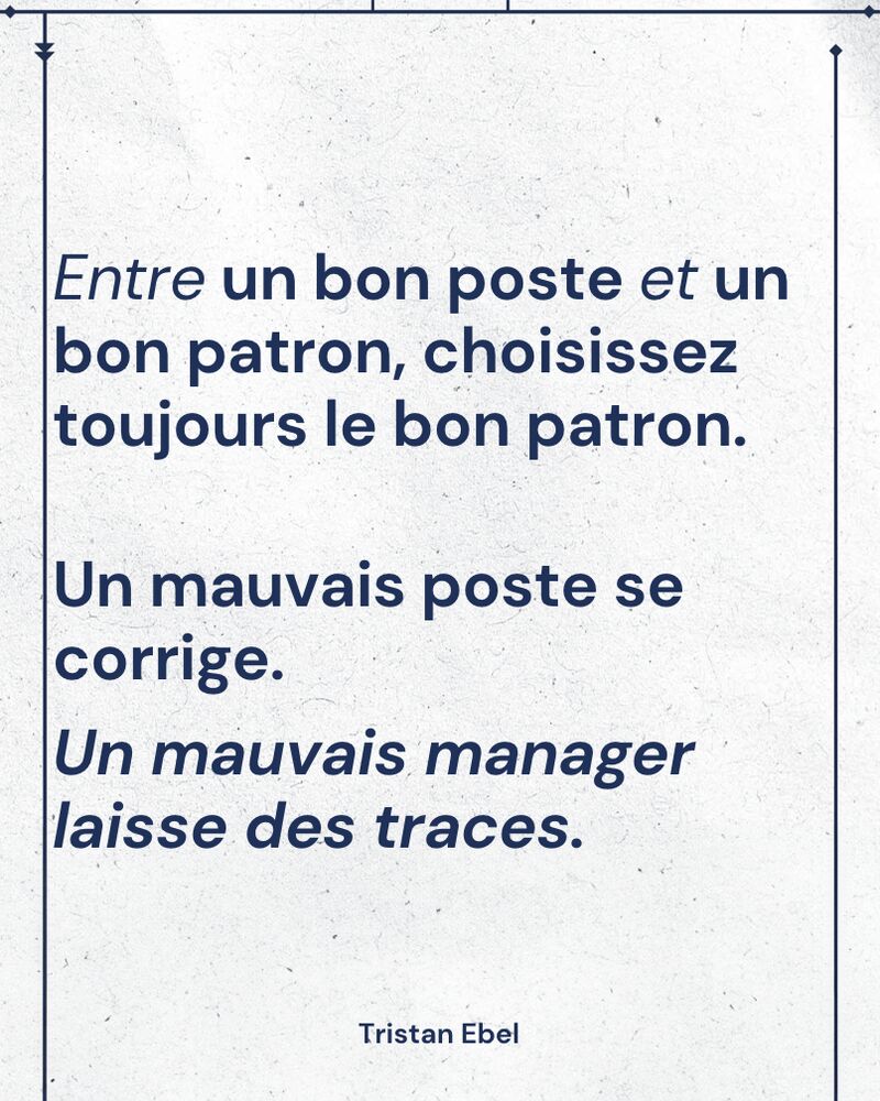 Image du post LinkedIn: On parle beaucoup de bons postes