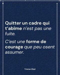 Image du post LinkedIn: Quitter un poste pour se préserver n’est pas un renoncement