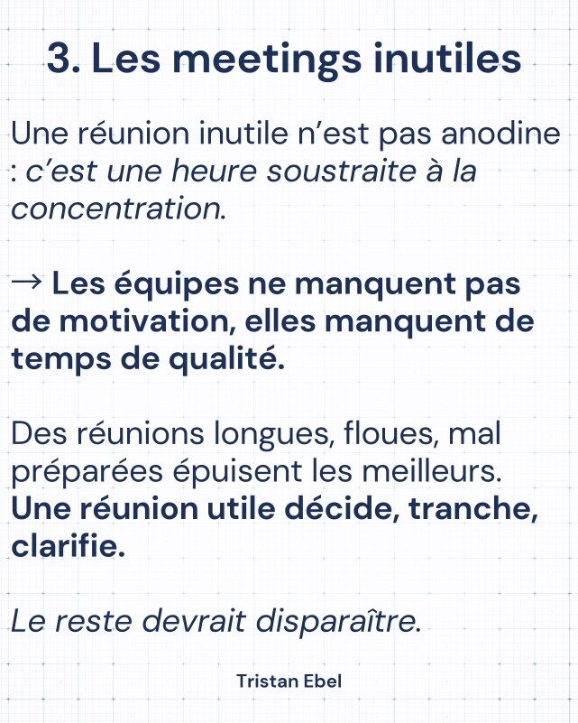 Image du post LinkedIn: On met souvent la baisse d’engagement sur le dos des équipes