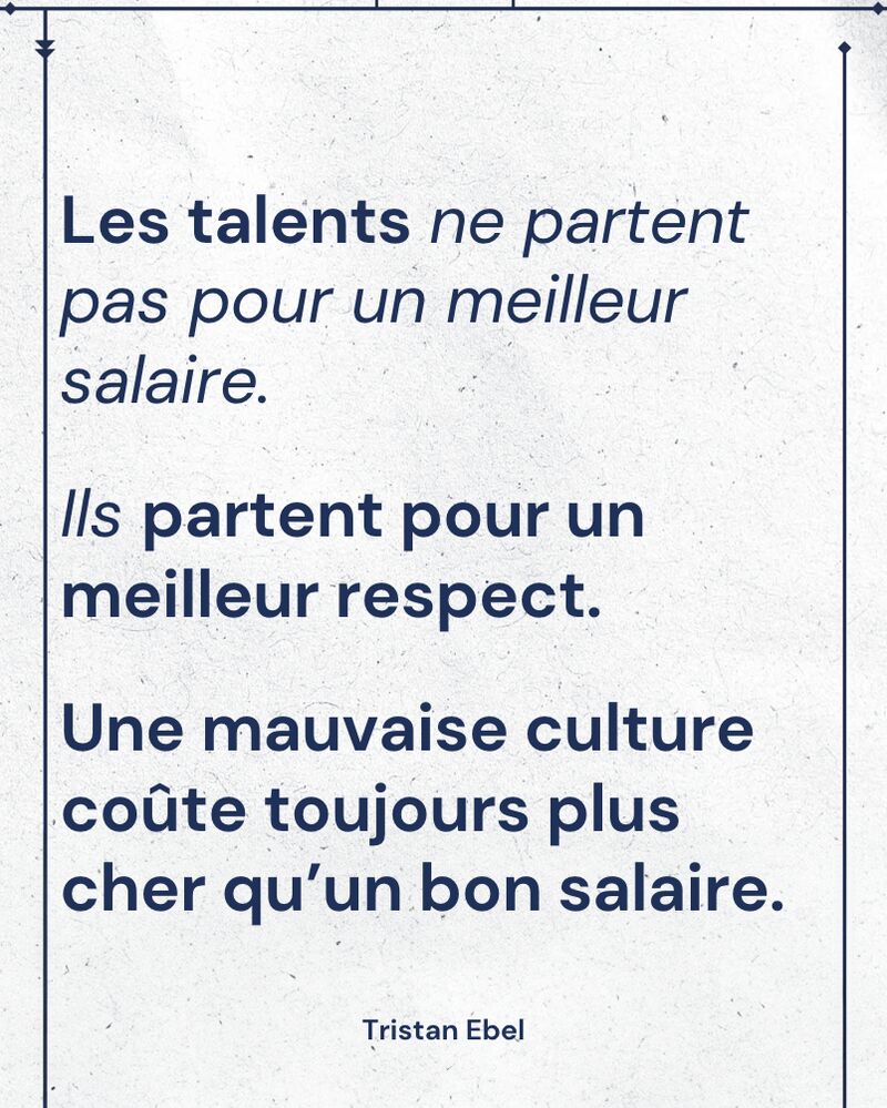 Image du post LinkedIn: Ce ne sont pas les meilleurs talents qui démissionnent