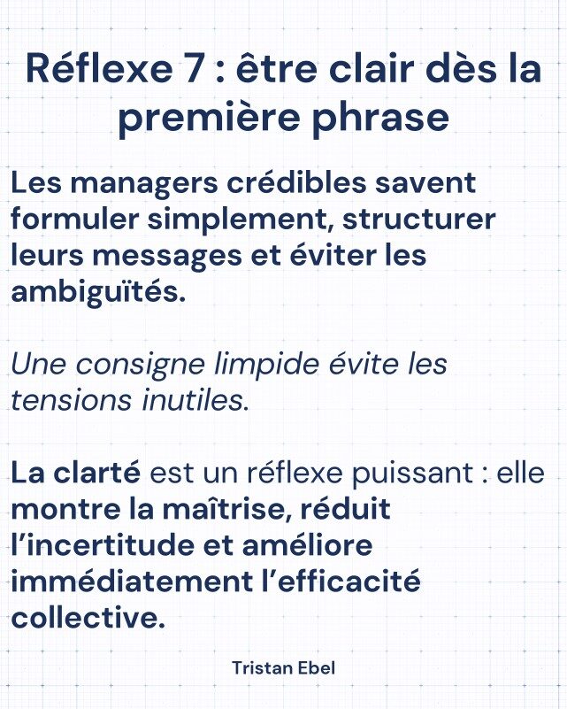Image du post LinkedIn: La crédibilité d’un manager n’est pas liée à son poste