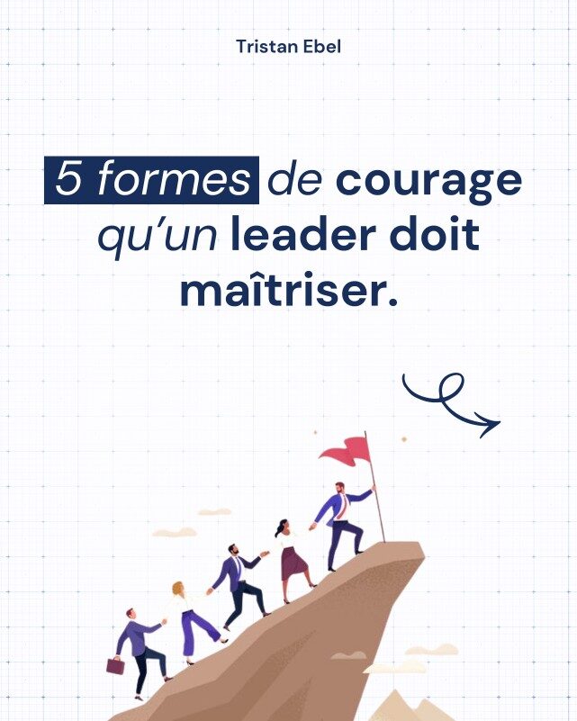 Image du post LinkedIn: Le courage est souvent mal compris en leadership