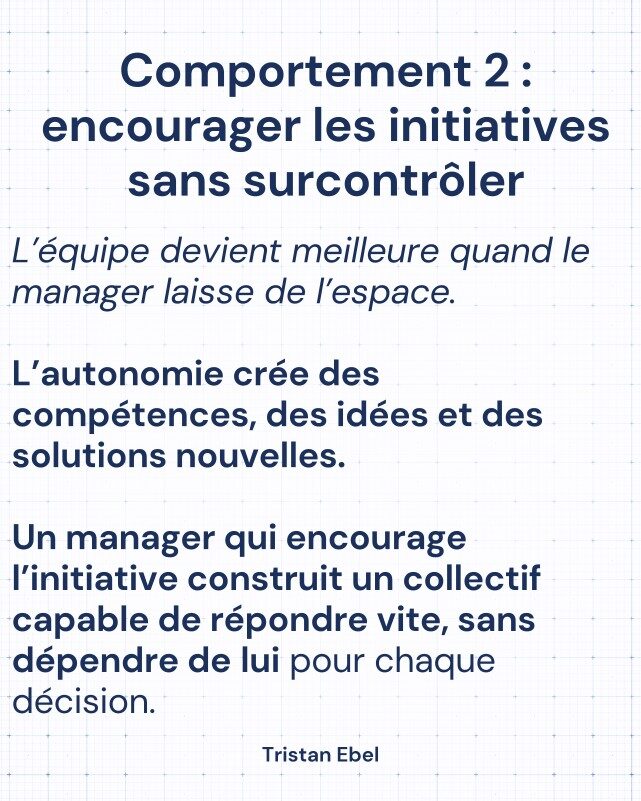 Image du post LinkedIn: Les meilleurs managers ne cherchent pas à être indispensables