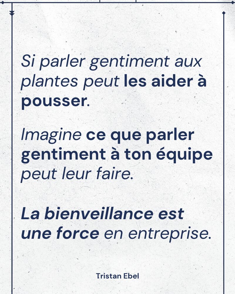 Image du post LinkedIn: On sous-estime encore la puissance de la bienveillance au travail