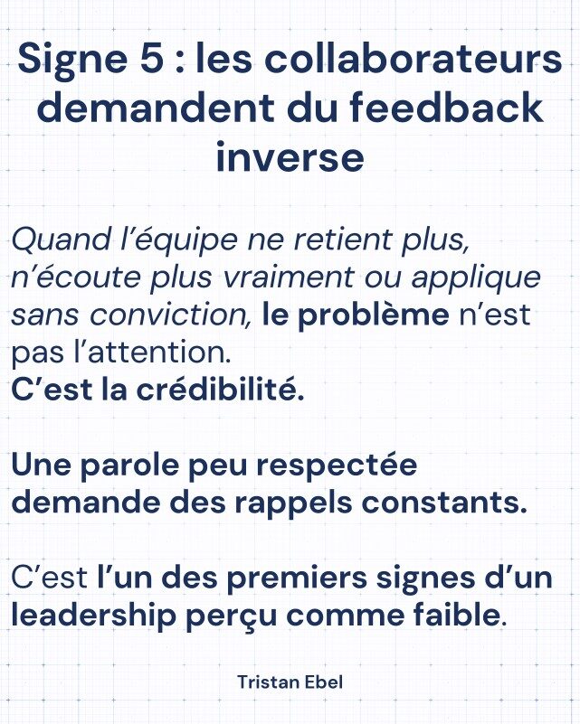 Image du post LinkedIn: Une équipe ne dit presque jamais : “On n’a plus confiance en notre manager
