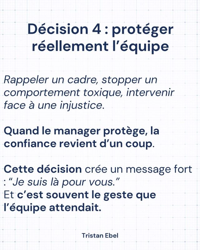 Image du post LinkedIn: Une équipe peut perdre confiance