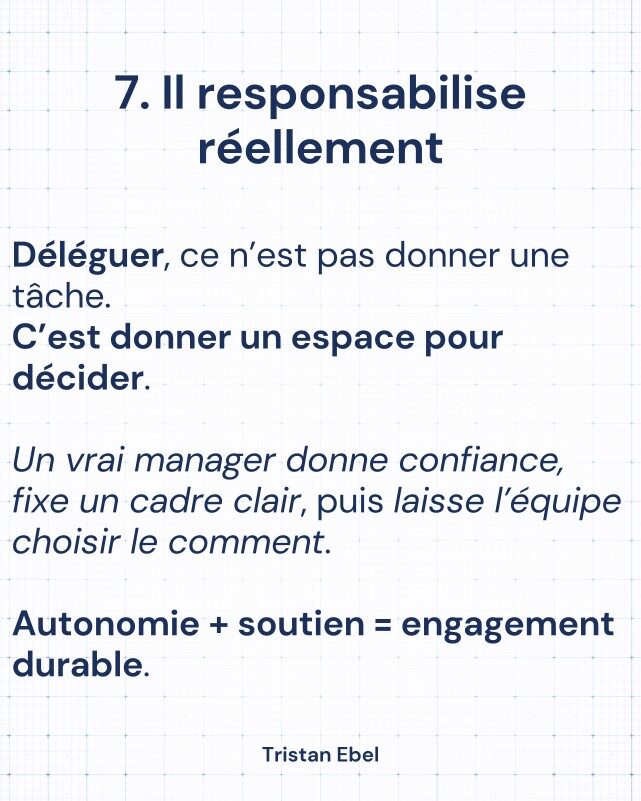 Image du post LinkedIn: Le leadership ne se joue pas dans les grandes déclarations