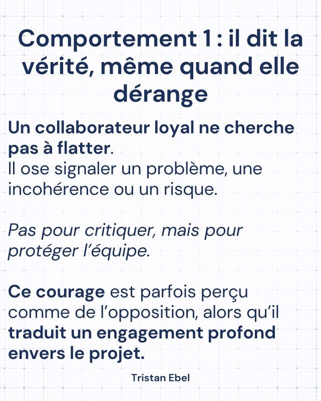 Image du post LinkedIn: On confond souvent loyauté et docilité