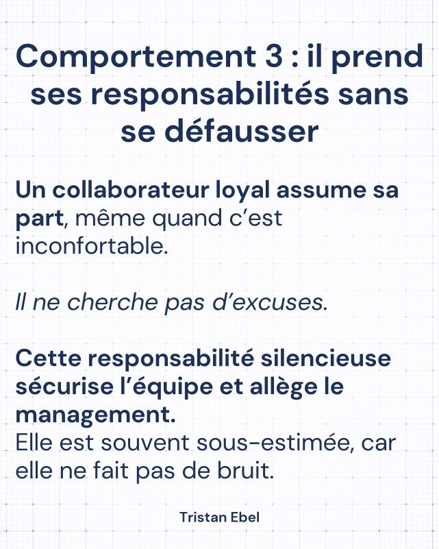Image du post LinkedIn: On confond souvent loyauté et docilité