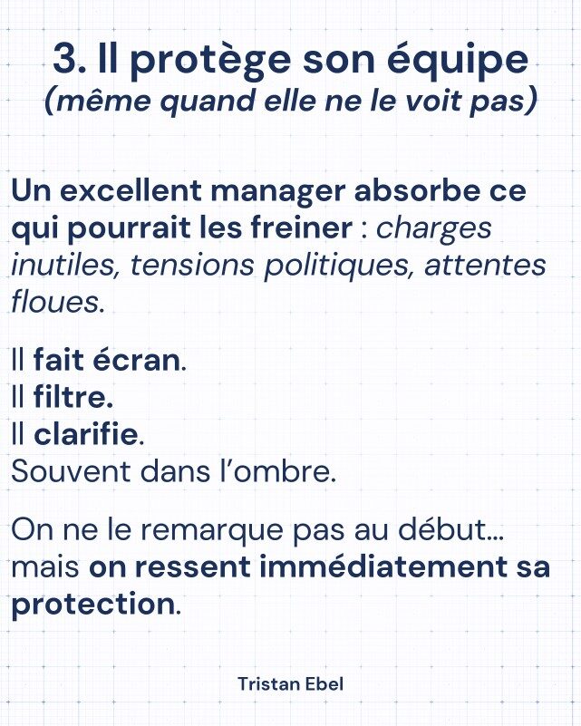 Image du post LinkedIn: On identifie rarement un grand manager au premier regard