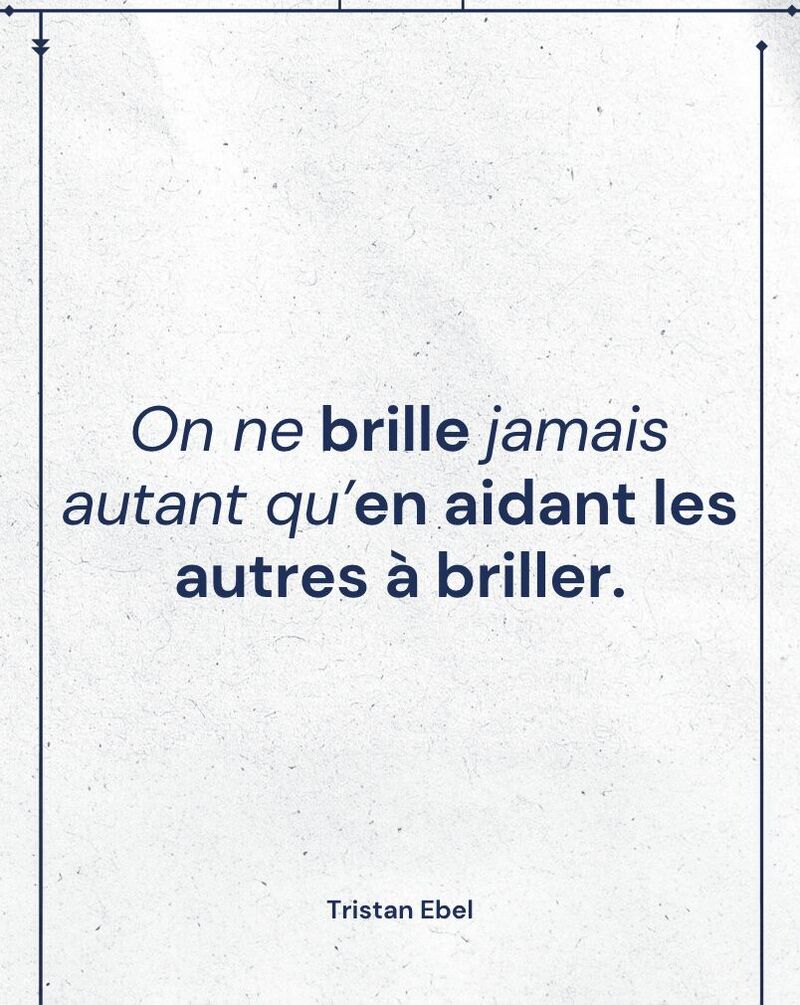 Image du post LinkedIn: Tu ne deviens pas plus grand en écrasant les autres