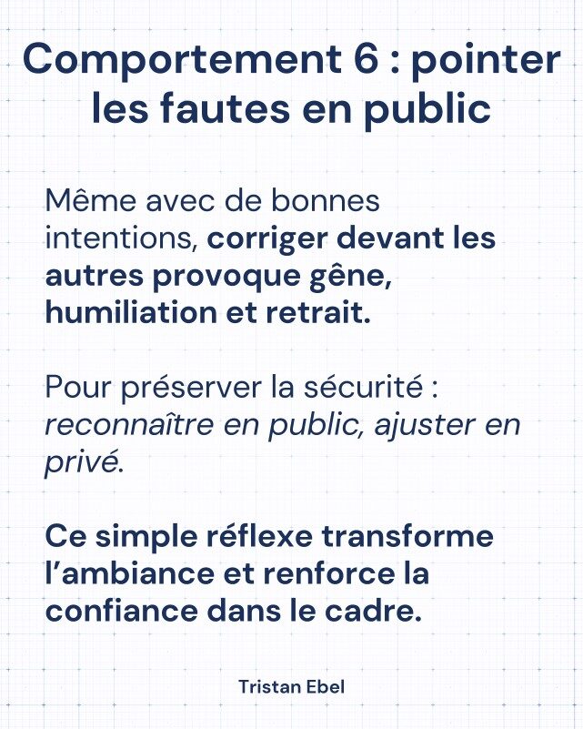Image du post LinkedIn: Une équipe silencieuse n’est pas une équipe stable