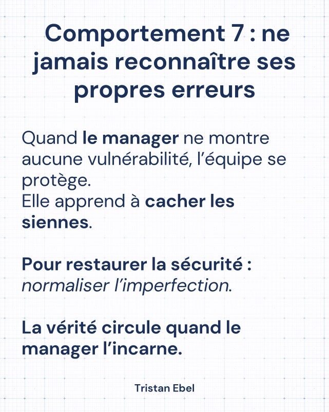 Image du post LinkedIn: Une équipe silencieuse n’est pas une équipe stable