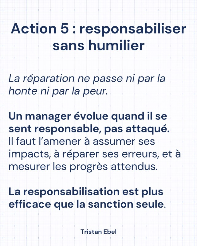 Image du post LinkedIn: La question n’est pas seulement : “Comment repérer un manager toxique ?