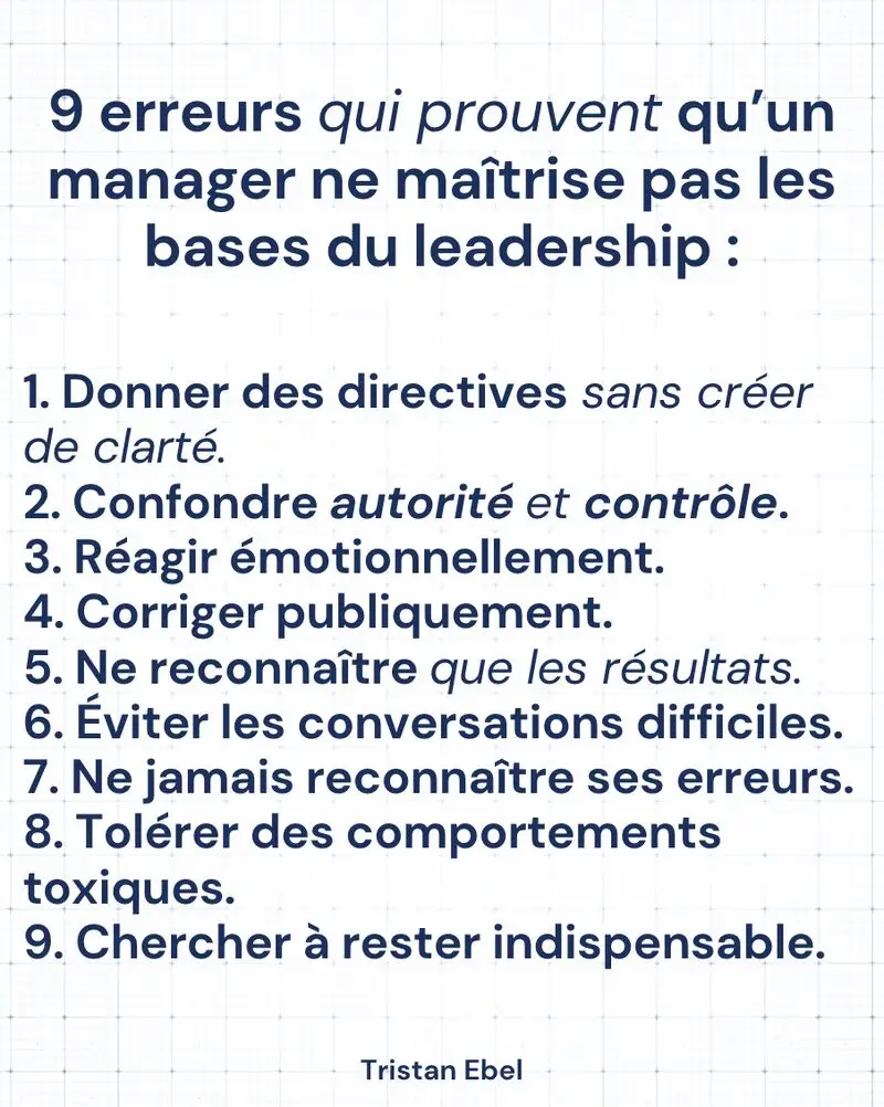 Image du post LinkedIn: Le leadership ne se mesure pas au poste