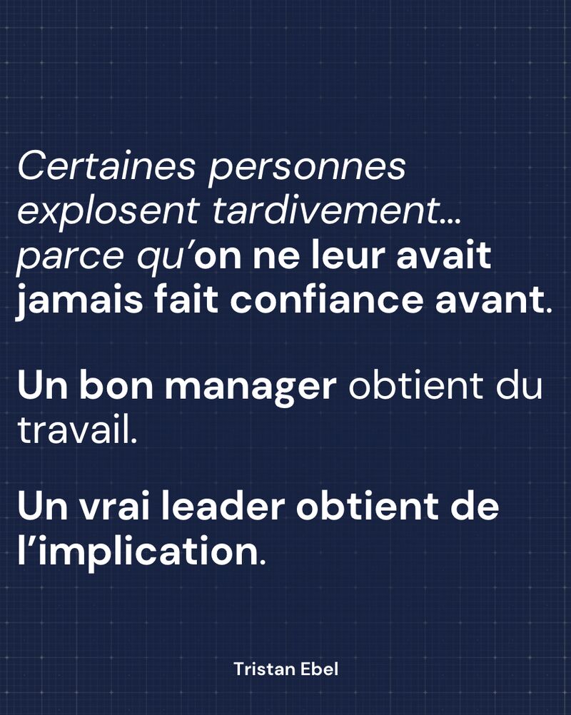 Image du post LinkedIn: On parle souvent de talent comme d’une qualité visible immédiatement