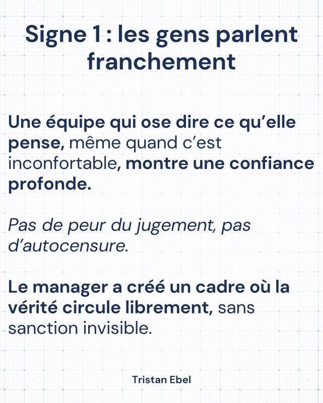Image du post LinkedIn: On reconnaît un bon manager… à la façon dont son équipe se comporte quand il n’est pas là