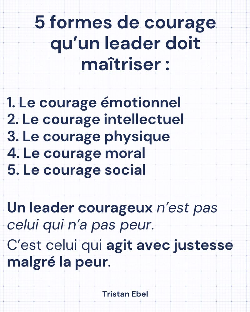 Image du post LinkedIn: On réduit souvent le courage à une seule image : Être fort
