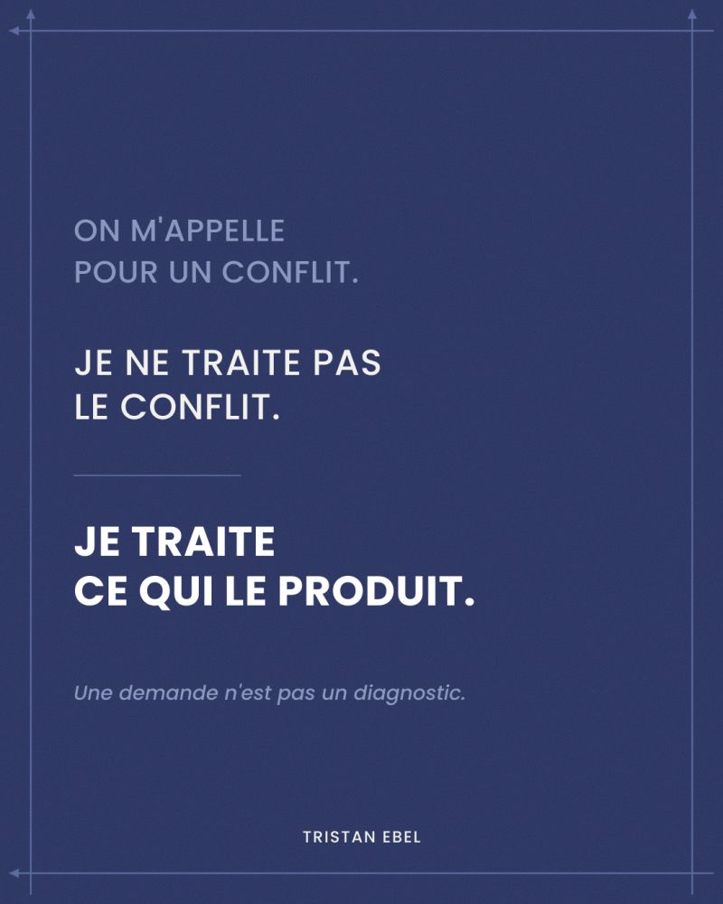 Image du post LinkedIn: On m'appelle pour gérer un conflit entre deux Product Owners Je n'ai pas travaillé sur le conflit