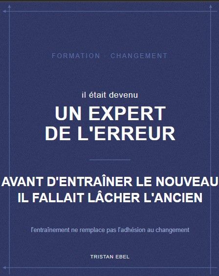 Image du post LinkedIn: La semaine dernière, j'ai croisé un expert de l'erreur