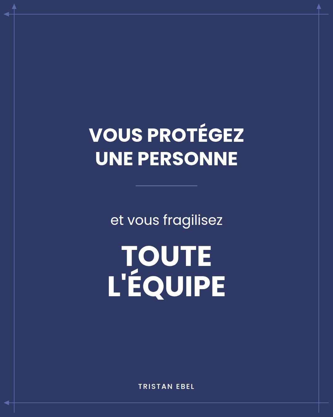 Image du post LinkedIn: Vous détruisez votre entreprise en pensant protéger votre meilleur élément