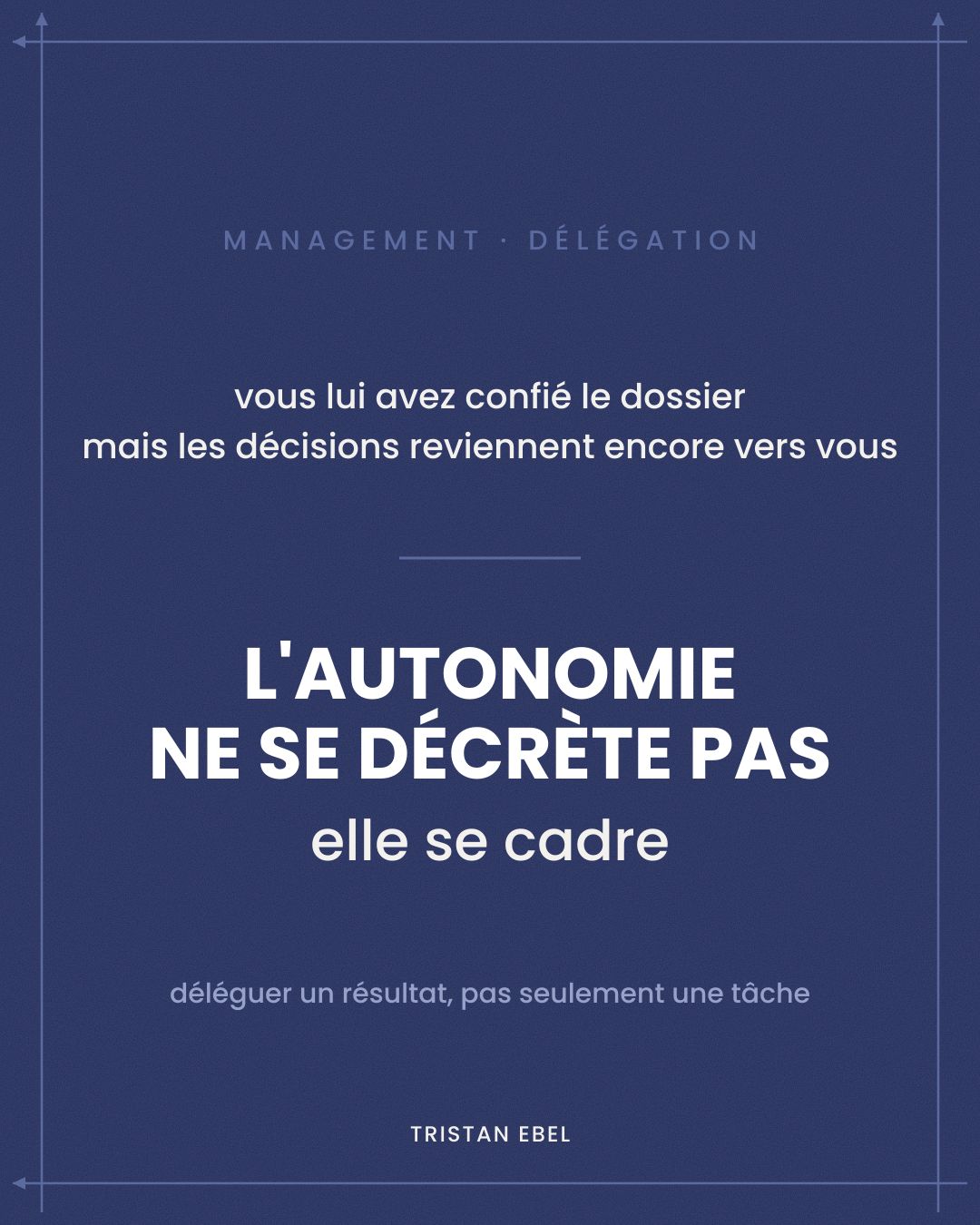 Image du post LinkedIn: Vous lui avez confié le dossier
