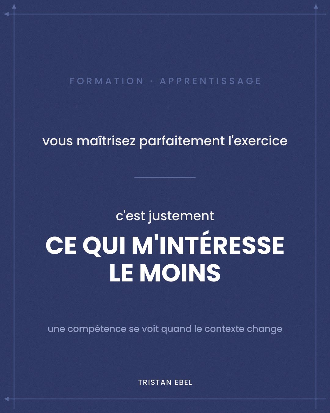 Image du post LinkedIn: Vous maîtrisez peut-être parfaitement l'exercice