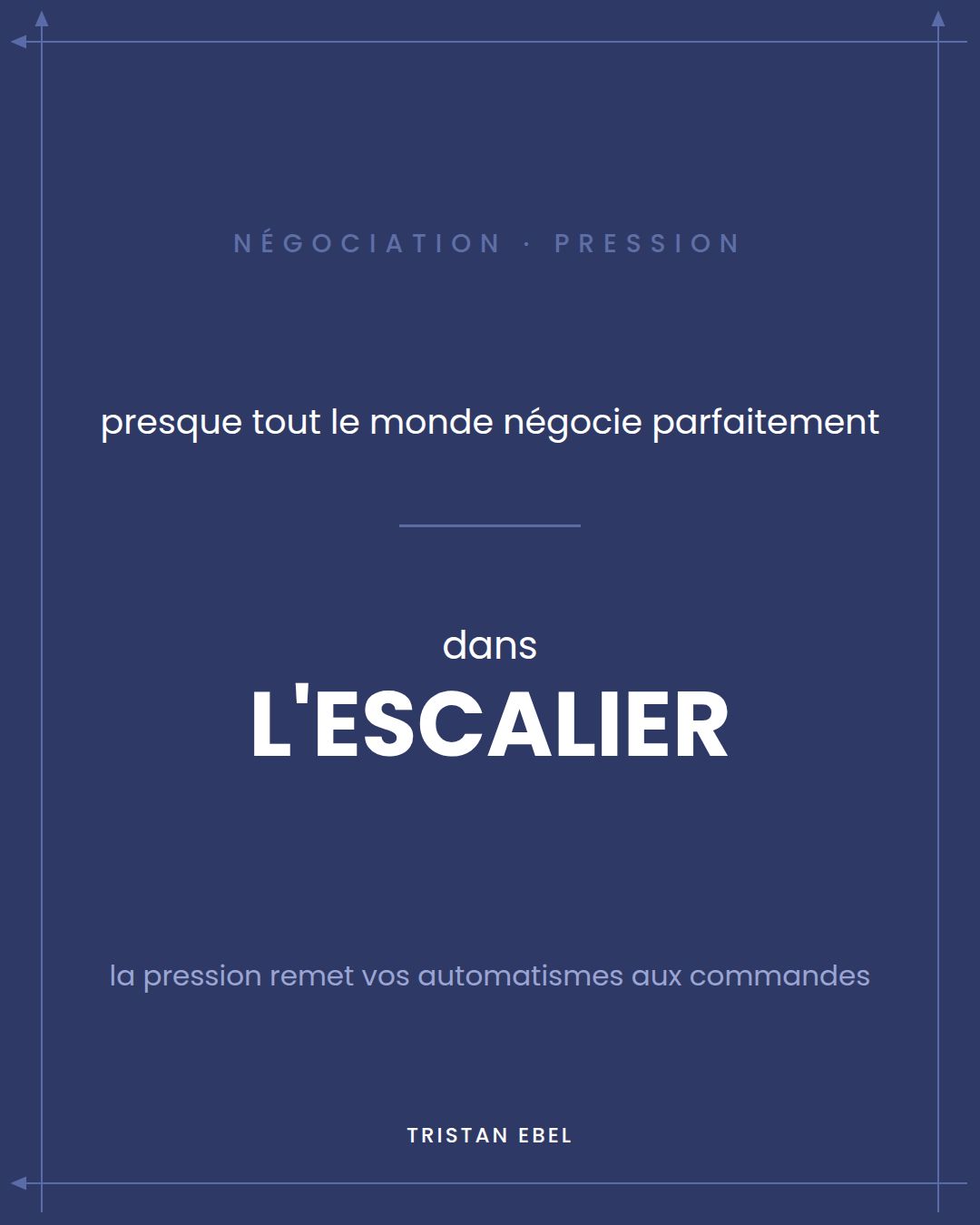 Image du post LinkedIn: Presque tout le monde négocie parfaitement